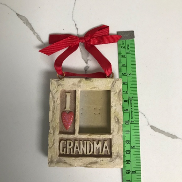 I Love Grandma Christmas Tree Ornament Picture Frame - Picture 4 of 5